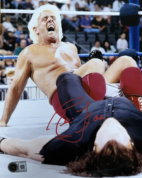 RIC FLAIR Signed 8x10 Photo #4 AUTO - WWE, WCW, NWA, TNA Hall of Famer - BAS