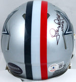 Tony Dorsett Autographed Dallas Cowboys 1976 Speed Mini Helmet w/HOF-BAW Holo