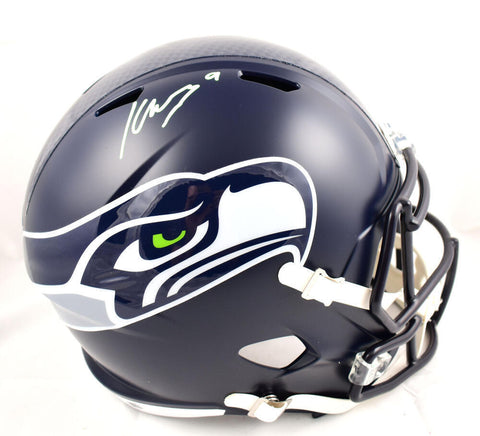 Kenneth Walker III Autographed Seattle Seahawks F/S Speed Helmet-Beckett W Holo