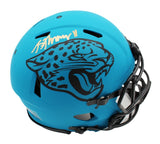 Brian Thomas Jr Signed Jacksonville Jaguars Speed Authentic Rave NFL Helmet