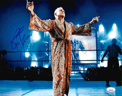 RIC FLAIR AUTOGRAPHED SIGNED 11X14 PHOTO JSA STOCK #203596