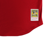 Johnny Bench Signed Cincinnati Reds Mitchell & Ness Red MLB Jersey With "HOF 89"