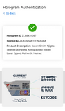 Jaxon Smith-Njigba Signed Seattle Seahawks Speed Authentic Lunar NFL Helmet