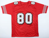 San Francisco "49ers 1980's Legends" Team Highlight Stat Jersey Signed / 6 Stars