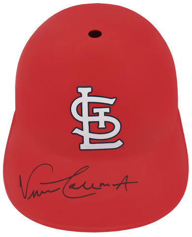 Vince Coleman Signed Cardinals Souvenir Replica Baseball Batting Helmet (SS COA)