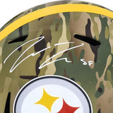 Pat Freiermuth Pittsburgh Steelers Signed Riddell Camo Speed Replica Helmet