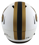 Saints Michael Thomas Signed Lunar Full Size Speed Rep Helmet BAS Witnessed