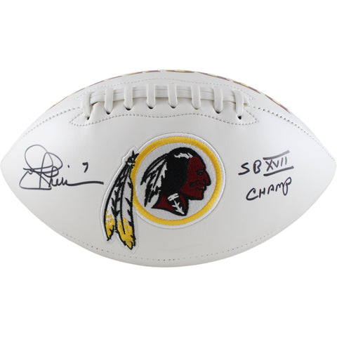 Joe Theismann Autographed Washington Redskins Football SB Champs Beckett 51493