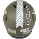 Michael Irvin Autographed Dallas Cowboys 2022 STS Mini Helmet Beckett 53630