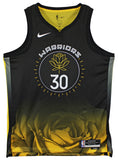 Warriors Stephen Curry "Chef Curry" Signed Black Nike Rose City Ed. Jersey BAS