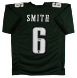 DeVonta Smith Authentic Signed Green Pro Style Jersey BAS Witnessed 2
