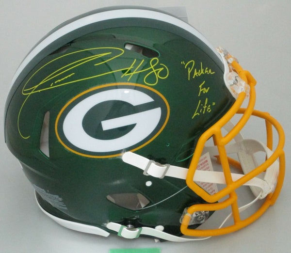 Packers DONALD DRIVER Signed Full Size Authentic FLASH Speed Helmet AUTO - JSA
