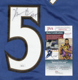 Kwame Brown Signed Washington Wizards Champion Style Jersey (JSA COA)