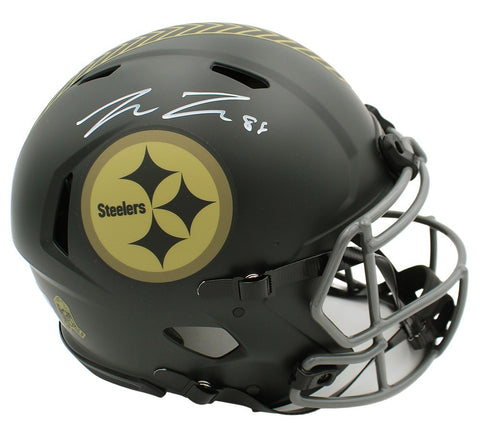 Pat Freiermuth Signed Pittsburgh Steelers Speed Authentic STS 4 NFL Helmet