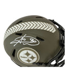 Hines Ward Signed Pittsburgh Steelers Salute Mini Helmet Beckett 42079