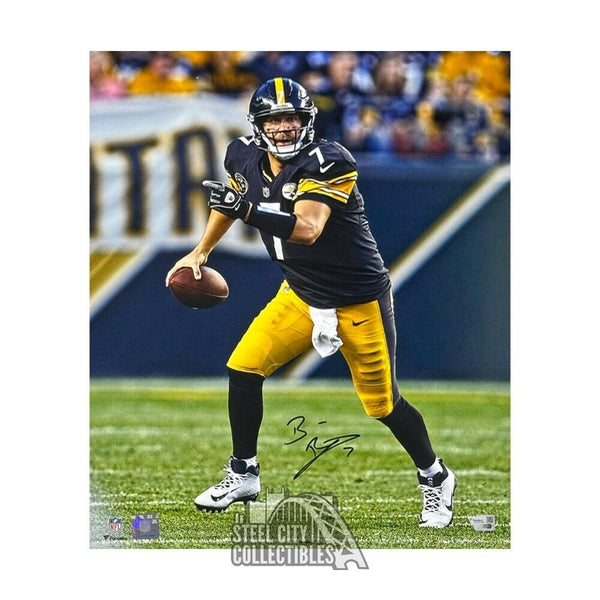 Ben Roethlisberger Autographed Pittsburgh 16x20 Football Photo - Fanatics