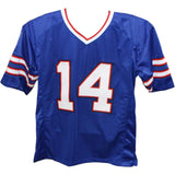 Stefon Diggs Autographed/Signed Pro Style Blue Jersey Beckett 43093