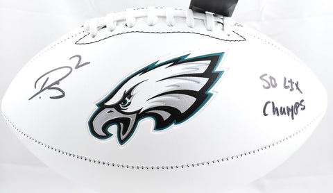 Darius Slay Signed Eagles Logo Football SB Champs - Beckett W Hologram
