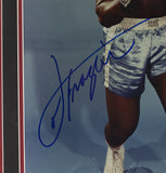Joe Frazier Signed Framed Boxing 16x20 Pose Photo BAS