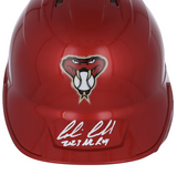 Corbin Carroll Autographed "2023 NL ROY" Diamondback Batting Helmet Fanatics