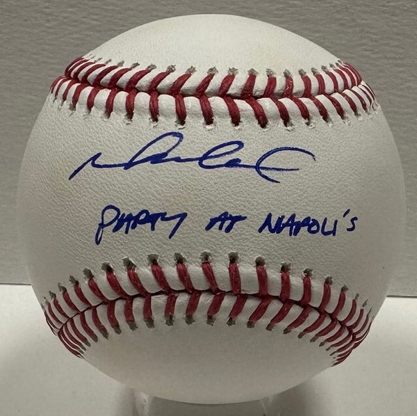 Red Sox MIKE NAPOLI Signed Official MLB Baseball AUTO w/ Party at Napoli's - JSA