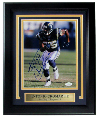 Antonio Cromartie San Diego Chargers Signed/Auto 8x10 Photo Framed JSA 163315