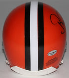 Jordan Cameron Signed Browns Mini Helmet (Leaf COA) Cleveland's top Draft Pick