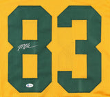Marquez Valdes-Scantling Signed Green Bay Packers Throwback Jersey (Beckett COA)