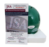 Jalen Carter Autographed Kelly Mini Speed Football Helmet Eagles JSA 183550