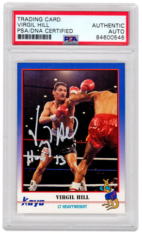 Virgil Hill Autographed 1991 Kayo Boxing Card #101 w/HOF'13 - (PSA/DNA)