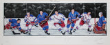 Rangers Legends (7) Francis, Howell +4 Signed & Framed 16x38.5 Litho LE JSA LOA
