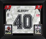 Buccaneers Mike Alstott "A-Train" Signed STS Nike Limited Framed Jersey BAS Wit