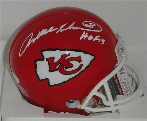 Chiefs Legend WILL SHIELDS Signed VSR4 Mini Helmet w/ HOF 15 AUTO - JSA