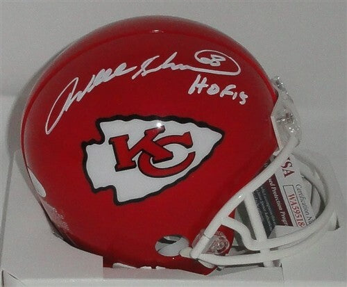 Chiefs Legend WILL SHIELDS Signed VSR4 Mini Helmet w/ HOF 15 AUTO - JSA
