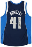 Framed Dirk Nowitzki Mavericks Signed Mitchell & Ness 2010-2011 Swingman Jersey
