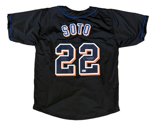 Juan Soto New York Signed Black Baseball Jersey BAS