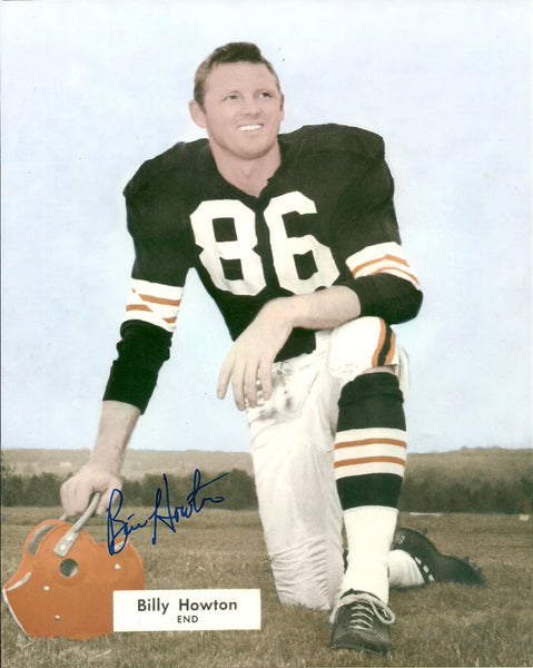 Browns Receiver 1959 BILLY HOWTON (d) Signed 8x10 Photo #1 AUTO - Packers