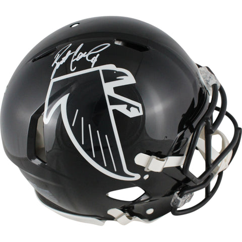 Brett Favre Autographed Atlanta Falcons TB 90-02 Authentic Helmet Beckett 49193