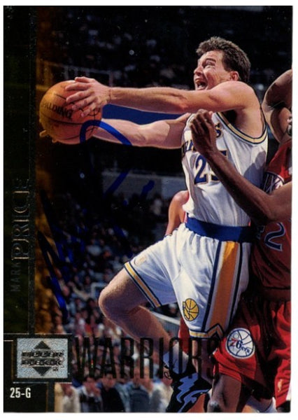 Mark Price Autographed/Signed 97-98 Upper Deck #40 Trading Card Beckett 52506