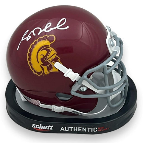 USC Trojans Sam Darnold Autographed Signed Mini Helmet - PSA DNA