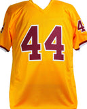 John Riggins Autographed Yellow Pro Style Jersey- Beckett W *Silver