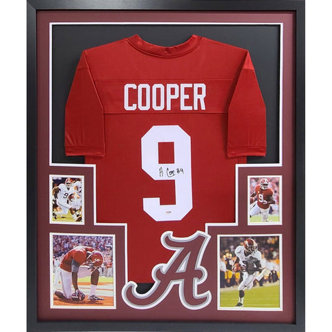 Amari Cooper Autographed Framed Alabama Crimson Tide Jersey