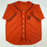 Autographed/Signed JACK CLARK San Francisco Orange Baseball Jersey JSA COA Auto
