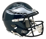 Quinyon Mitchell Signed Philadelphia Eagles Full Size Speed Replica Helmet JSA