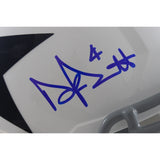 Dak Prescott Autographed/Signed Dallas Cowboys F/S TB 60-63 Helmet Beckett 56339