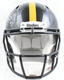 Troy Polamalu Autographed Steelers F/S Speed Authentic Helmet - Beckett W Holo