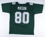 Derrick Mason Signed Michigan State Spartans Jersey (Radtke) Titans Pro Bowl WR