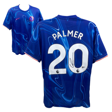 Cole Palmer Signed Chelsea FC Home Soccer Jersey #20 with Beckett COA
