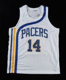 Freddie Lewis Signed ABA Indiana Pacer Jersey (JSA COA) 3xABA Champ / Guard