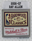 Sonics Ray Allen Authentic Signed White Mitchell & Ness Jersey BAS Witnessed